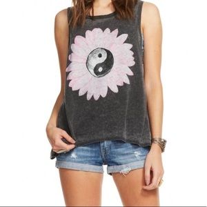 Chaser Burnout Daisy Ying Yang Tank